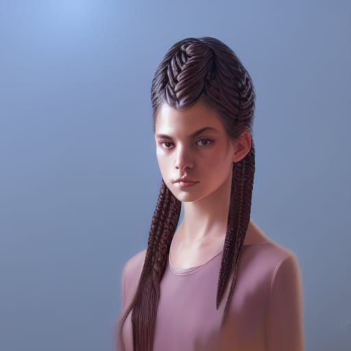 janesis braided hair girl
