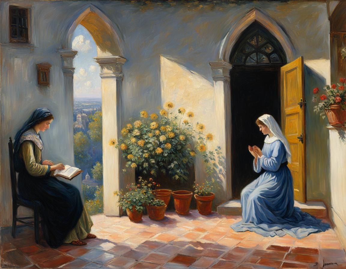 The annunciation by Monet