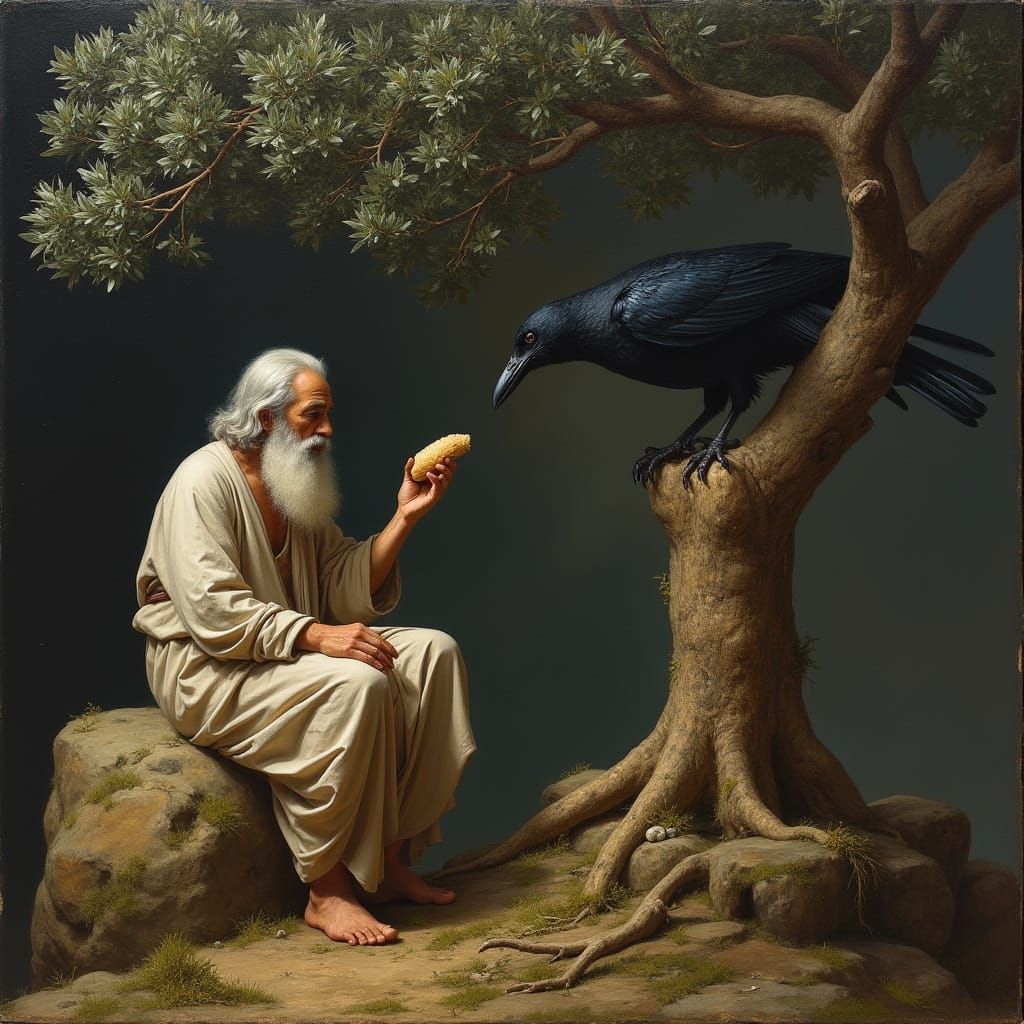 Elijah and the Raven