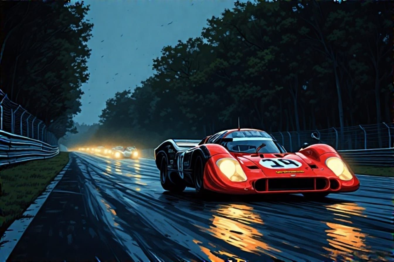 Le Mans, In the Lead!