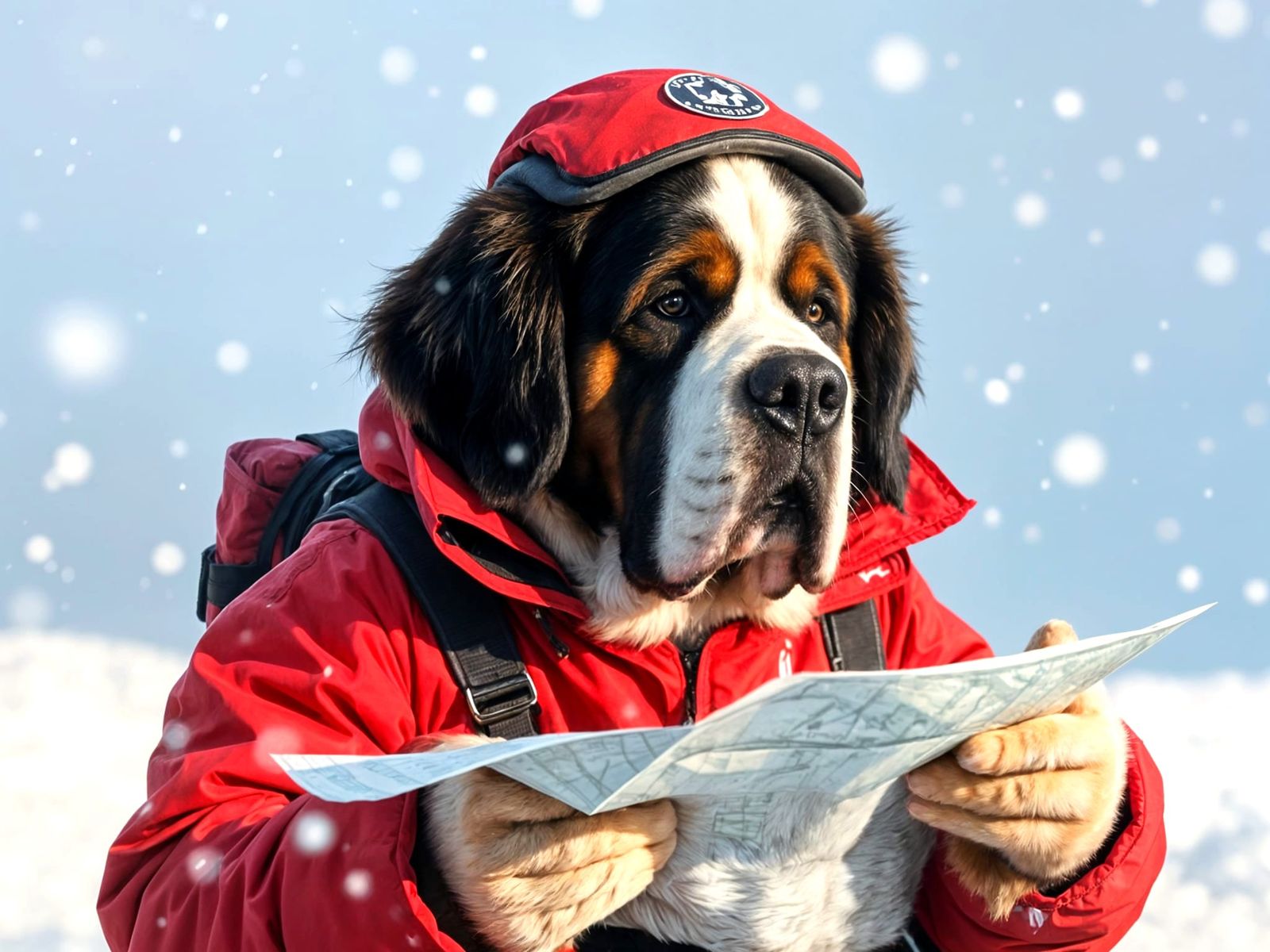 St Bernard Mountain Rescue  by @Sullivan-Shaw