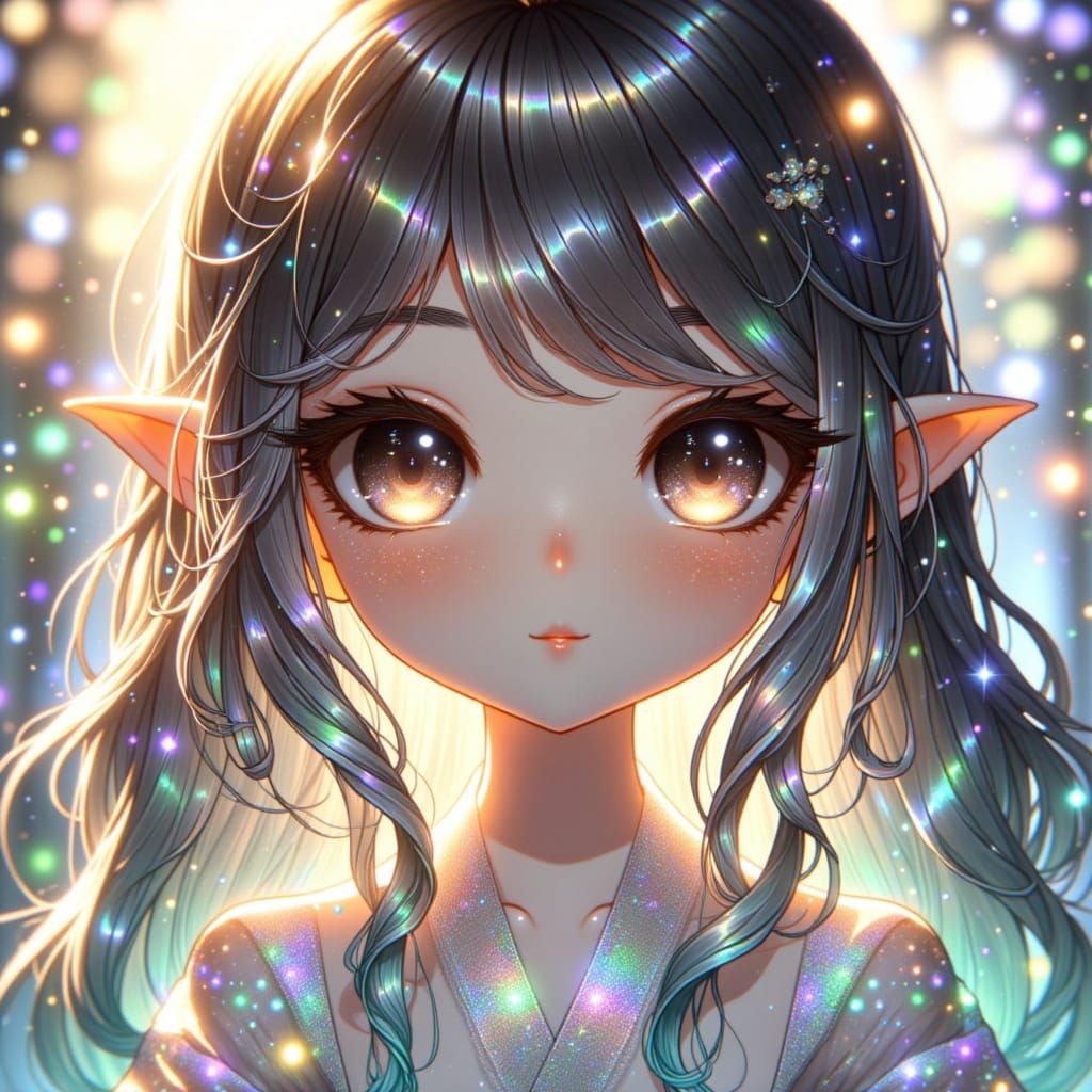 <lora:Triadic Stylecta Fx:1.0>, cute anime girl with freckles, detailed head and shoulders portrait, featured on pixiv, kawaii, lofi, anime ...