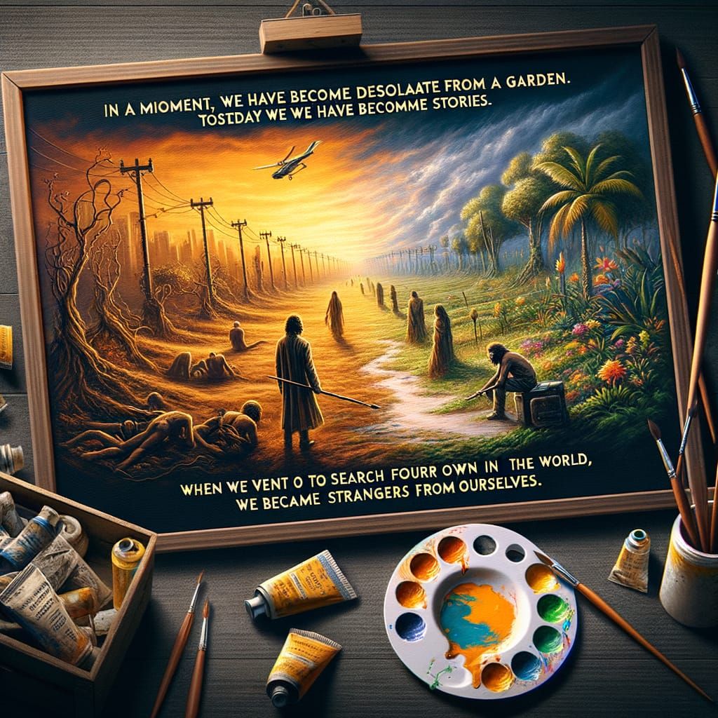 From Garden to Wasteland: An Existential Journey