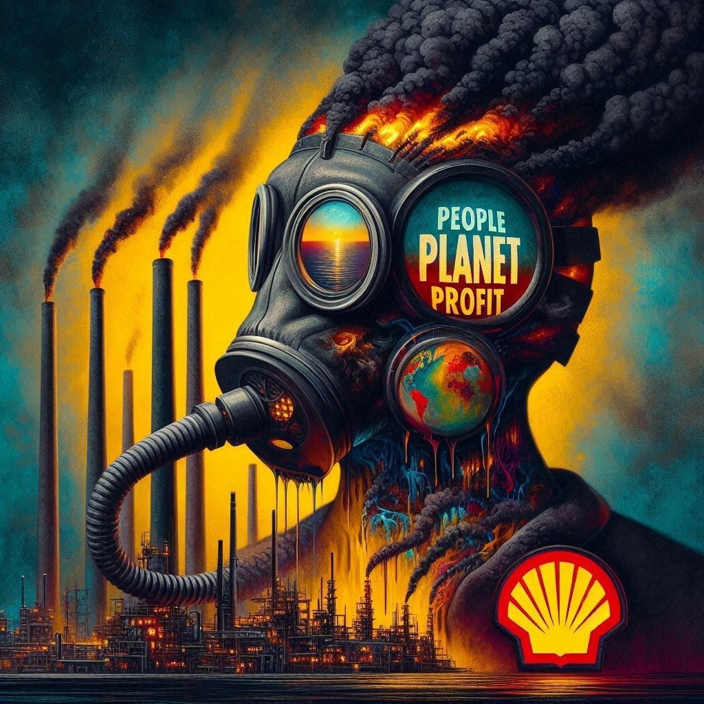 Their “People” are pawns, their “Planet” a lie, And “Profit” is what makes their empire fly. So here’s to the future — d...