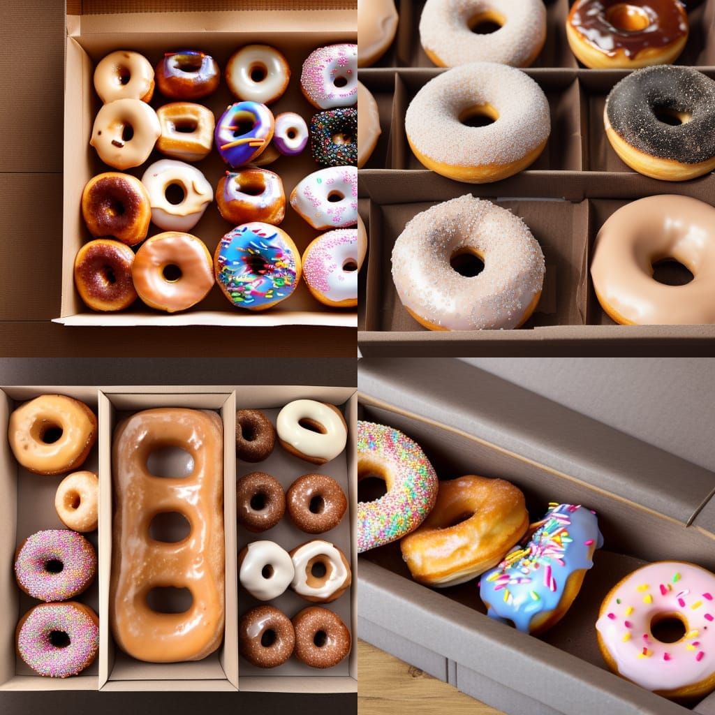 artisan box of donuts