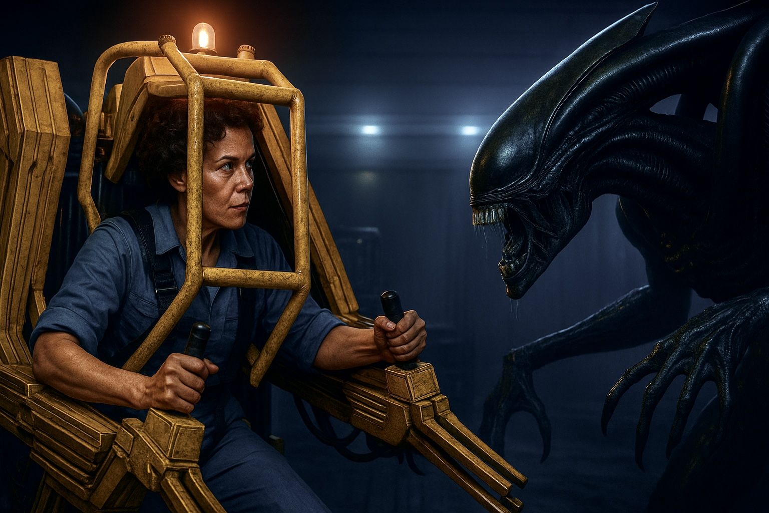 Ripley and the Xenomorph