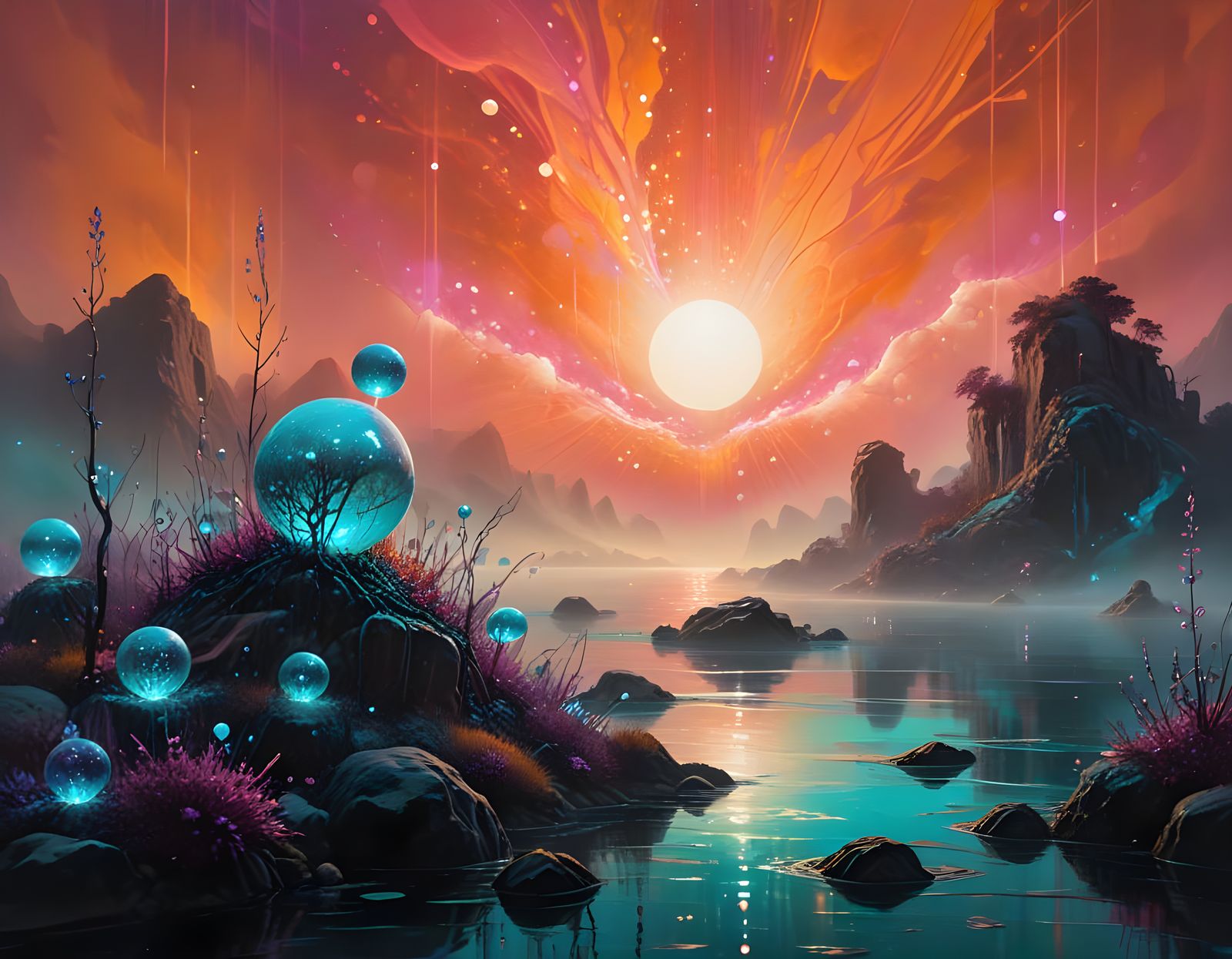 The Cradle of Consciousness  by @CBm Cryptic and Hermetic Art