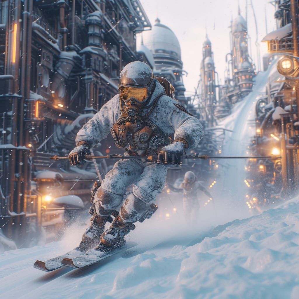 Steampunk Skiier