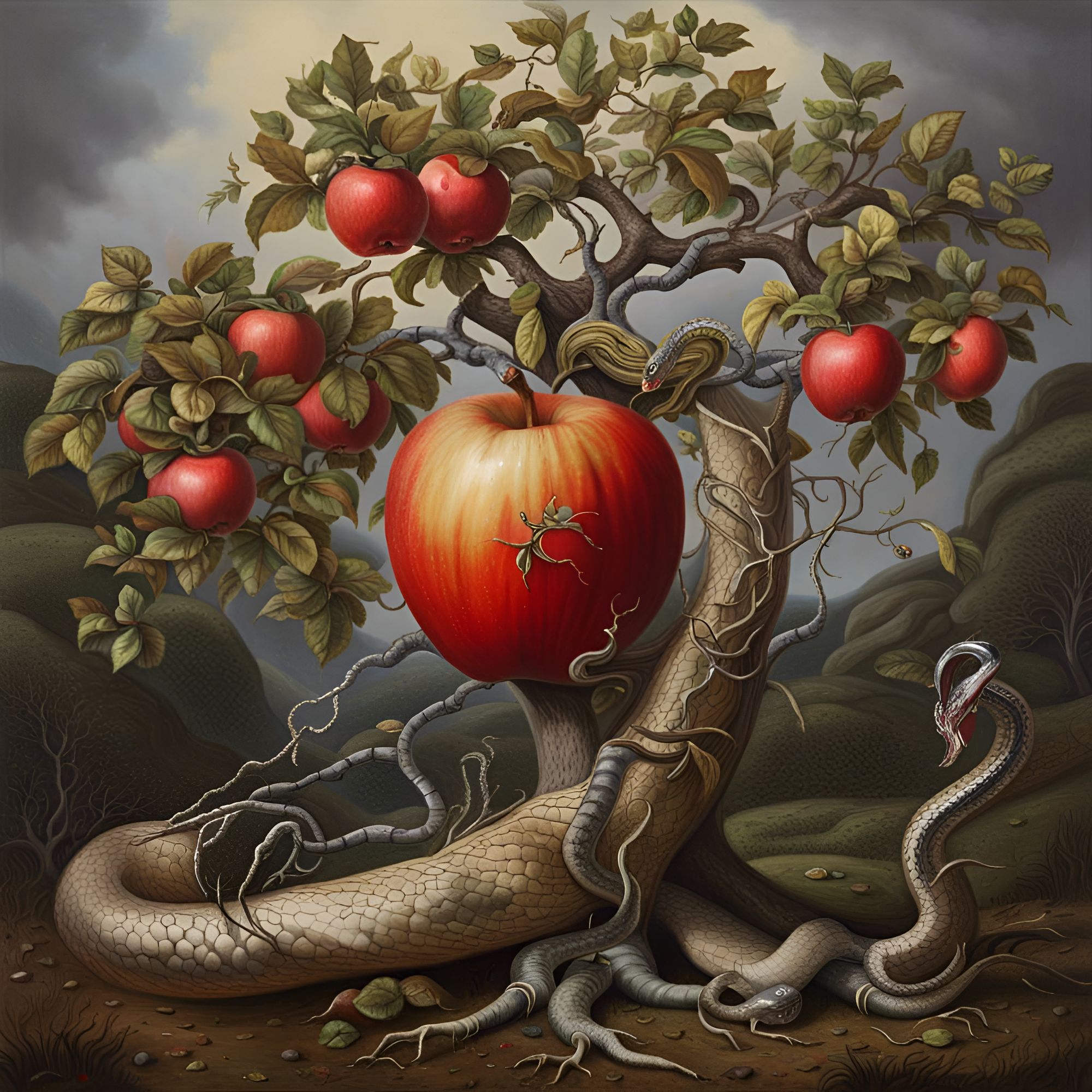 Forbidden Fruit AI Generated Artwork NightCafe Creator