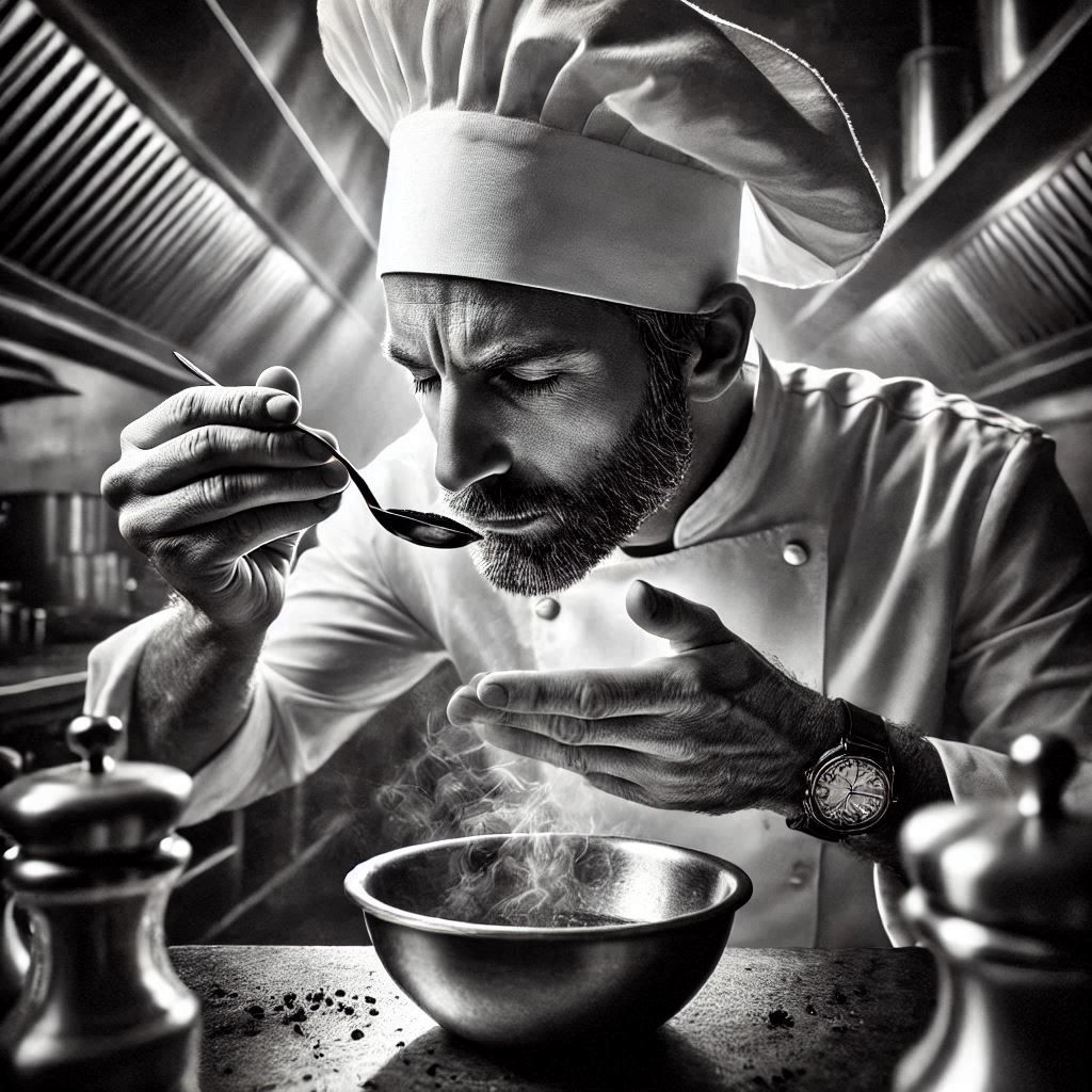Portrait of a worker - Eric,  chef cuisinier