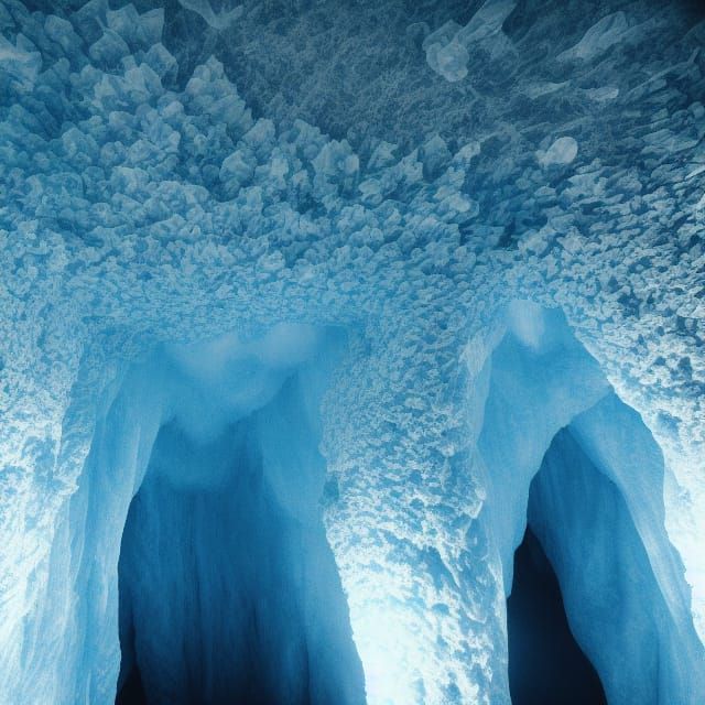 glacial ice cave