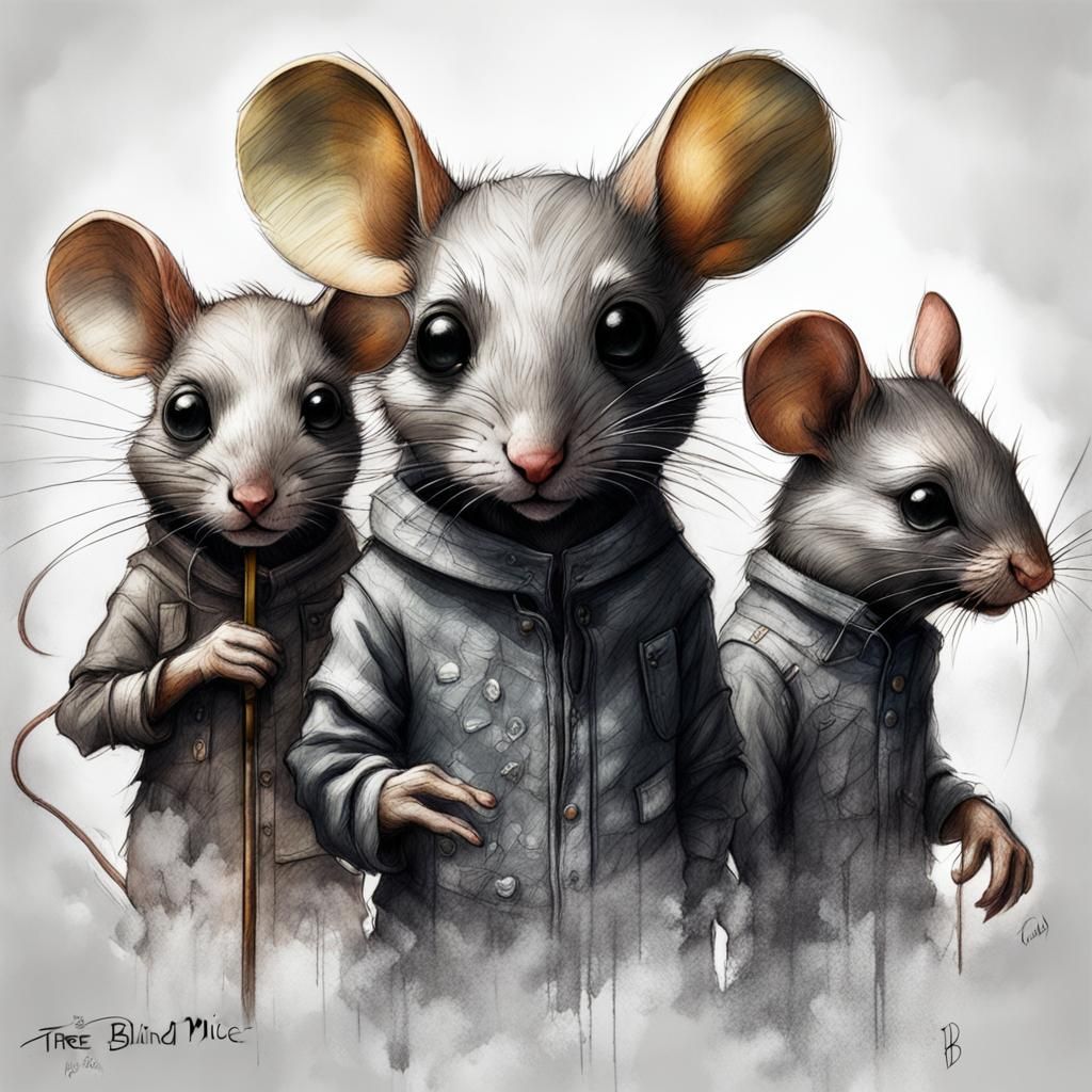 Three Blind Mice  by @Pigfarmer Jr