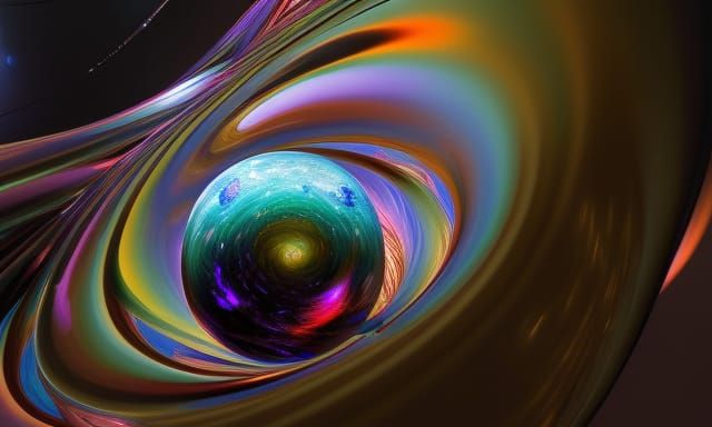 CINEMATIC ARTISTIC PIECE OF THE BIRTH OF A UNIVERSE CONTAINE...