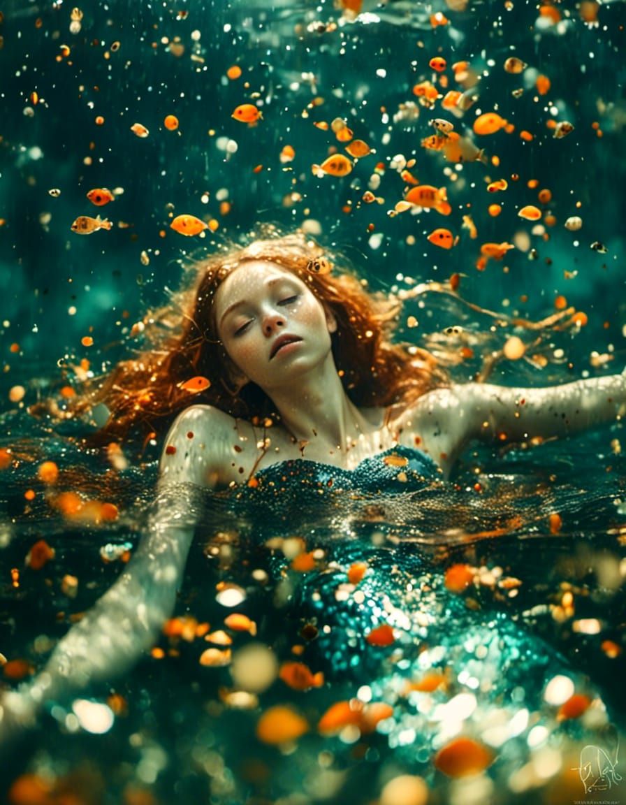 Floating with the fishes