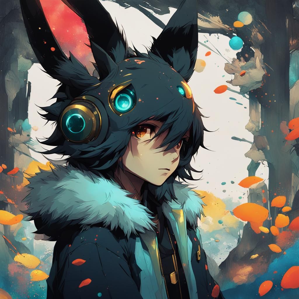 Human umbreon - AI Generated Artwork - NightCafe Creator