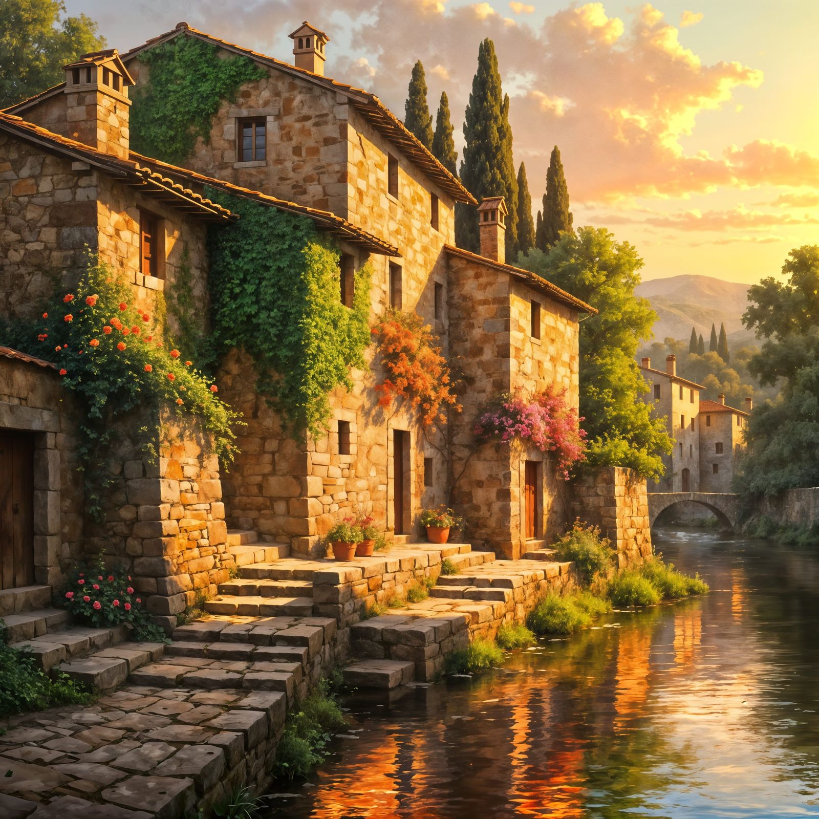 Riverside Serenity  by @Zanne