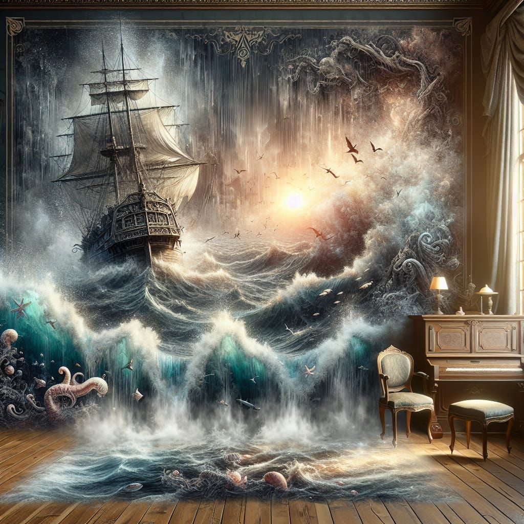 A ship to Narnia - AI Generated Artwork - NightCafe Creator