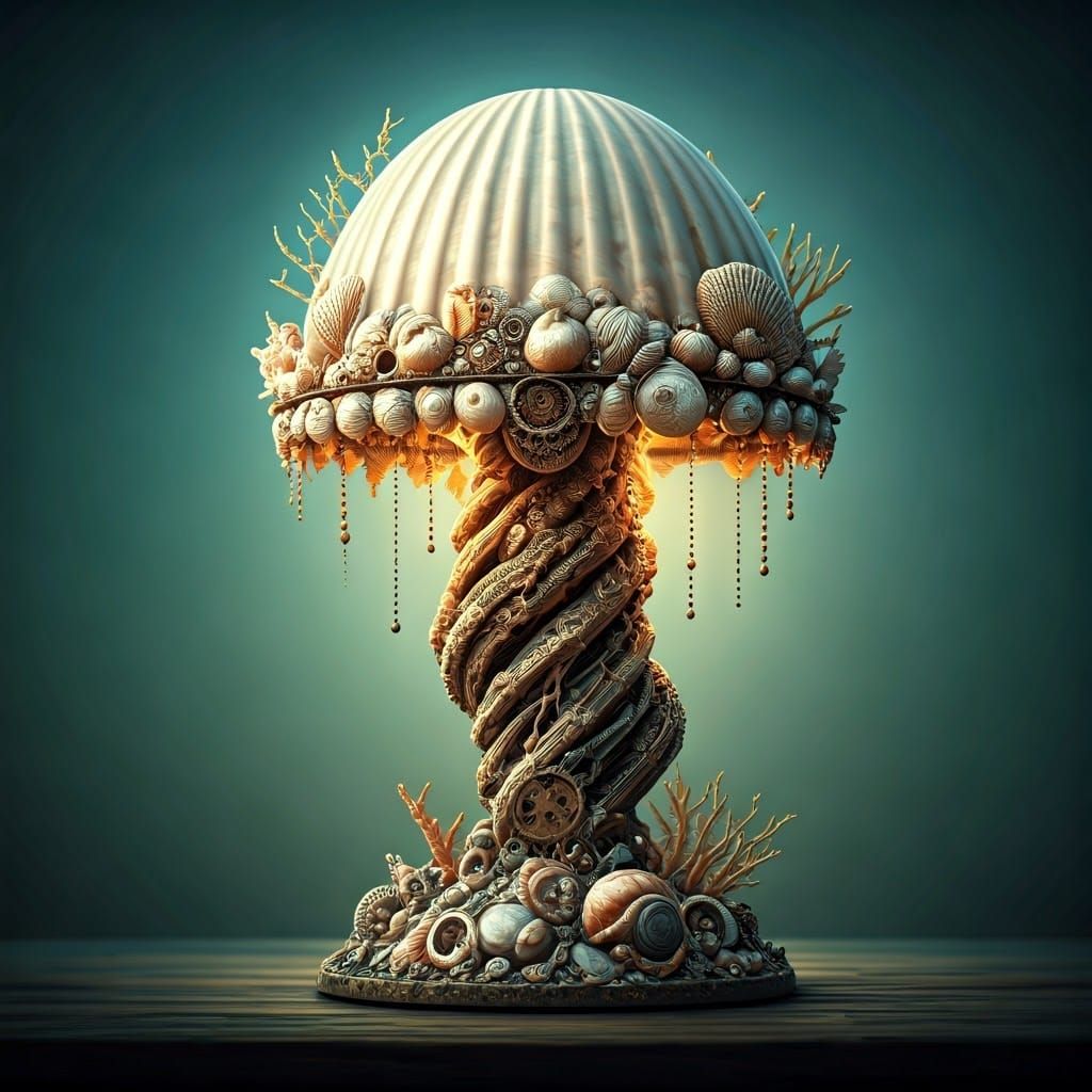 An abstract lamp design  by @Soralba