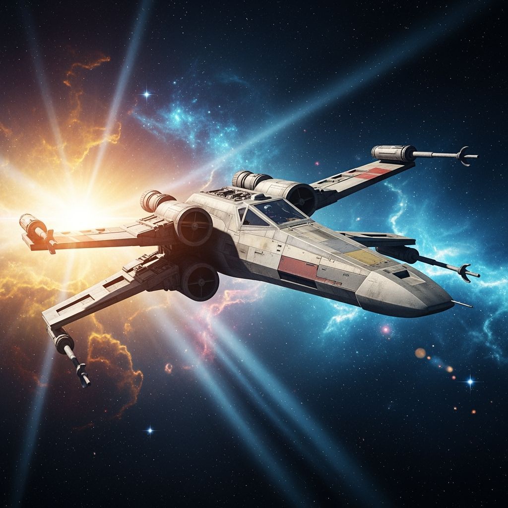 X-Wing Starfighter From The Star Wars Universe  by @paulie