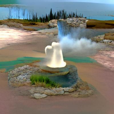 Sculpy geyser