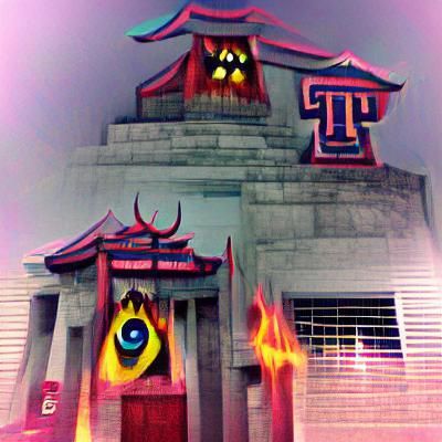 Temple of evil spirits