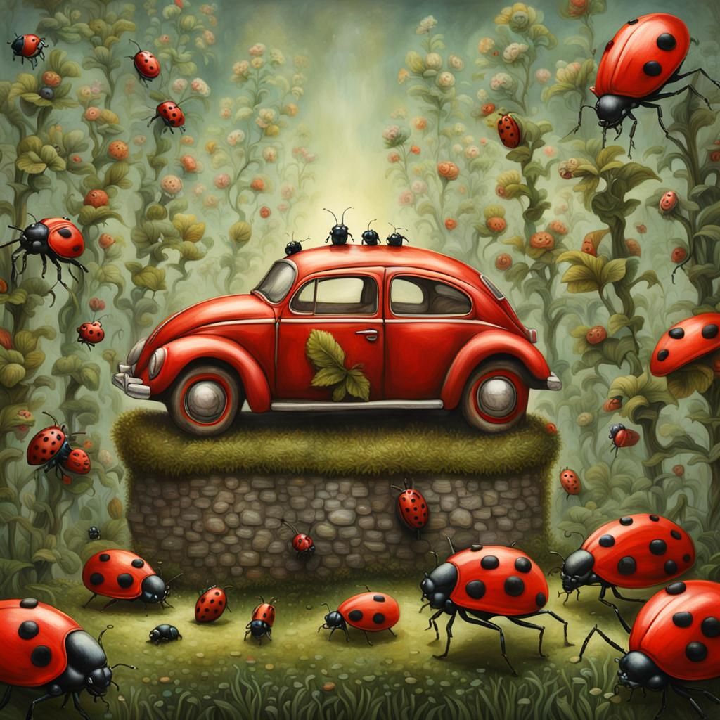 Beetles admiring Beetle