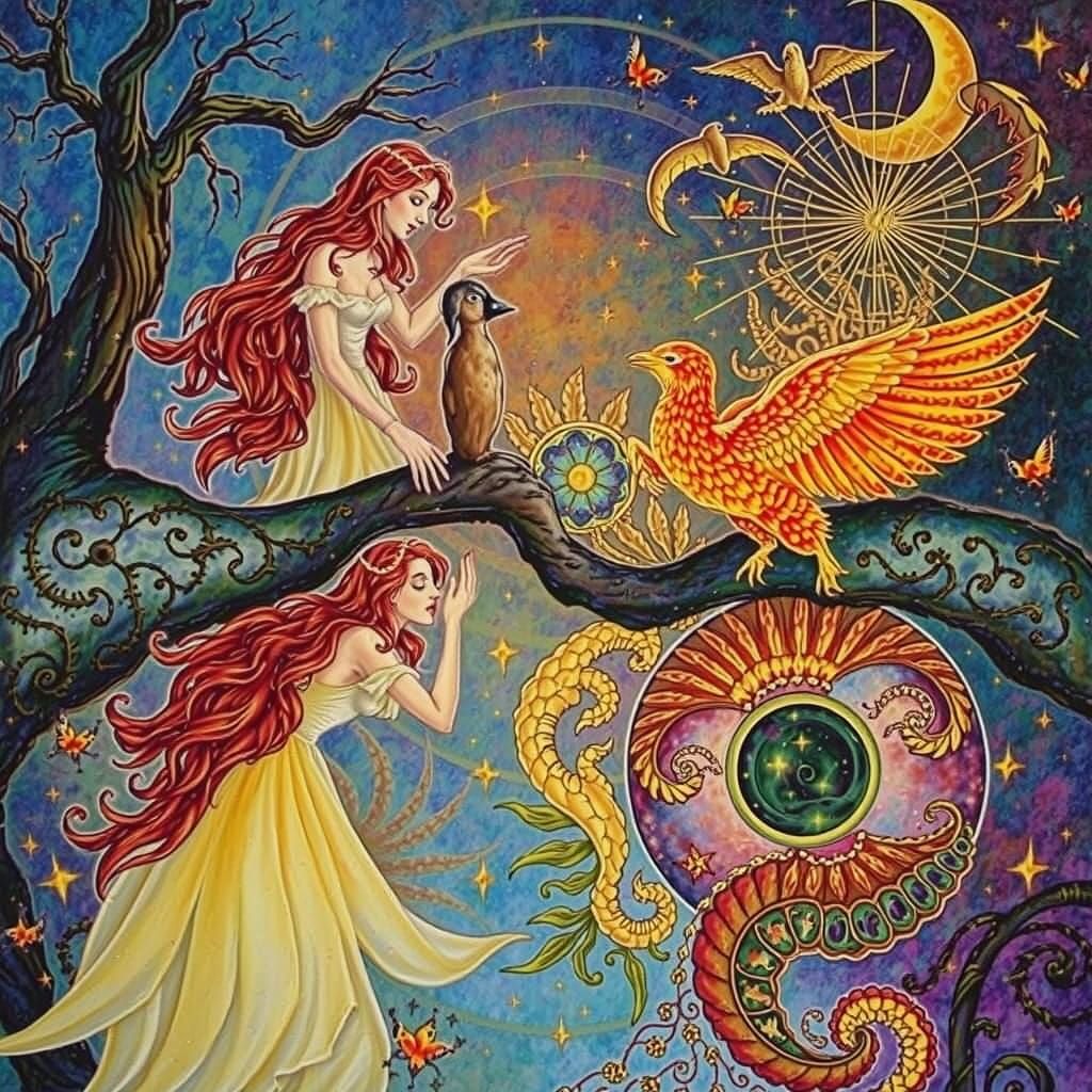Biomorphing Geoglyph Synchronism // Josephine Wall QUAD sd1.5 —4 ...