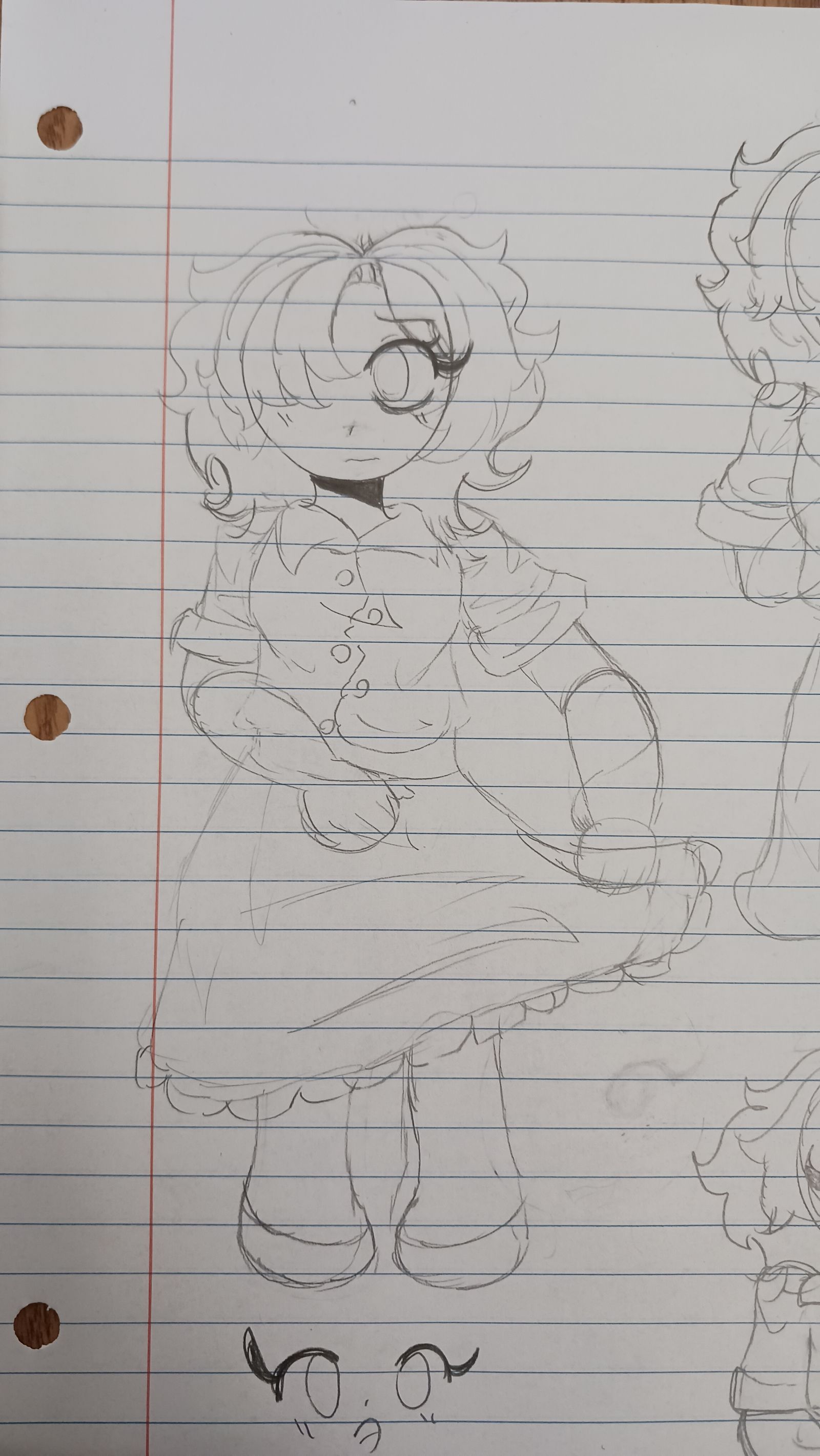 The overworked burn out woman