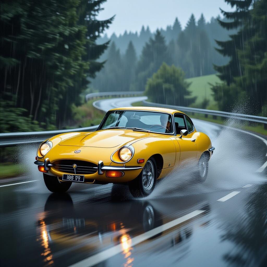 Jaguar e-type.