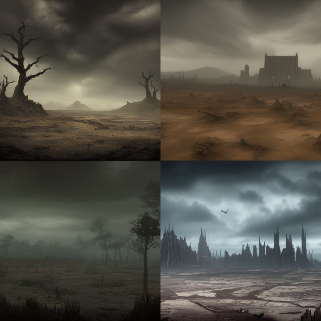 Desolate wasteland