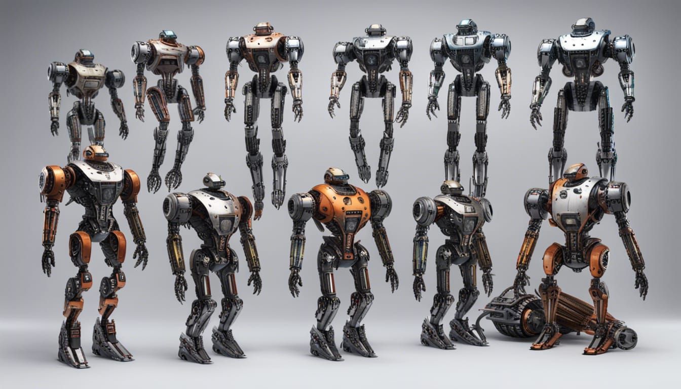 7 Large Flying Robots