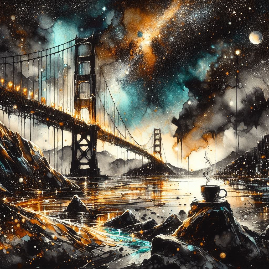 Surreal Golden Gate Bridge