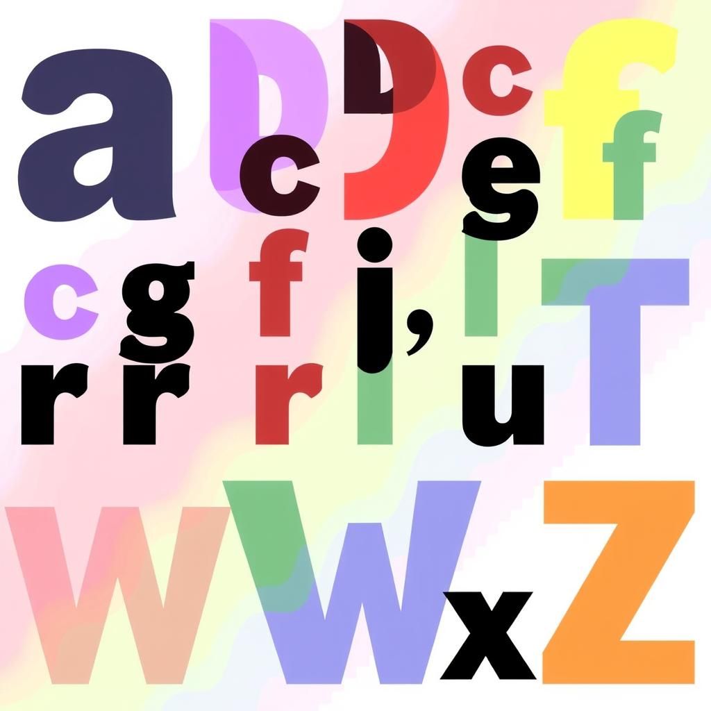 Text a B c D e f G h i j K l m n o P Q r s T u v W x y Z triadic