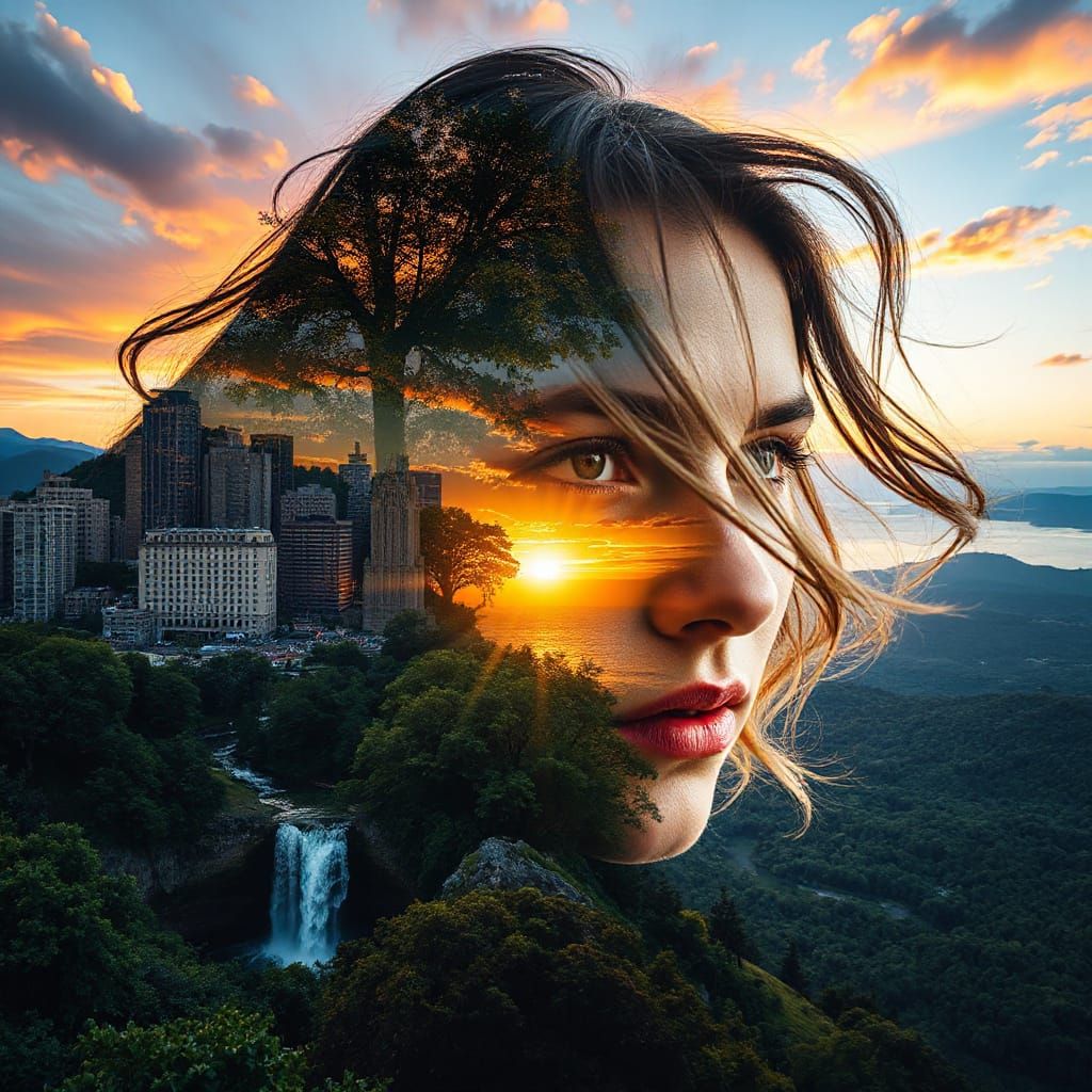  double exposure photography  by @Mapont