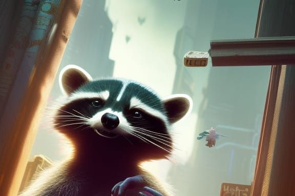 City raccoon IV