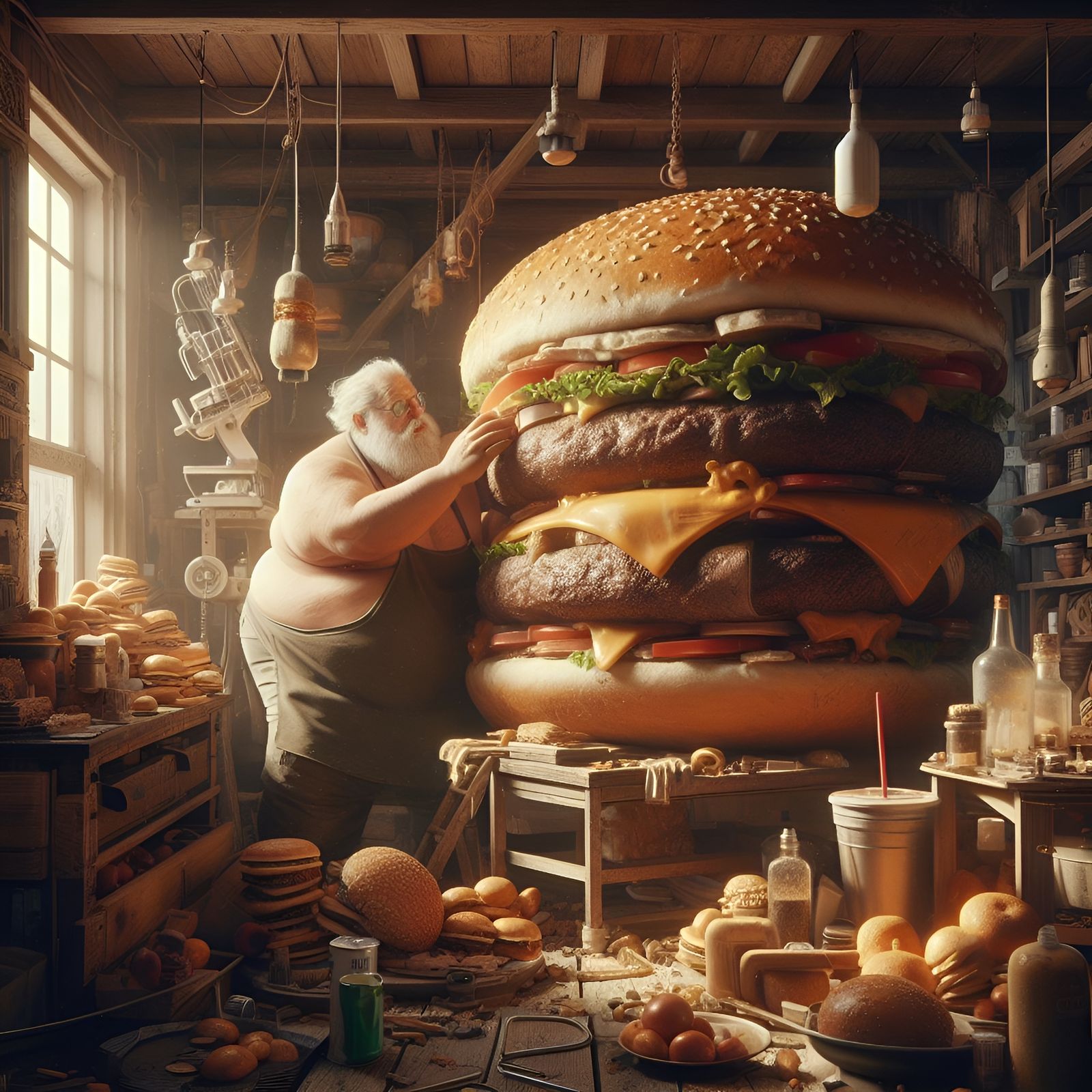 Big Mac (and his enormous burger)