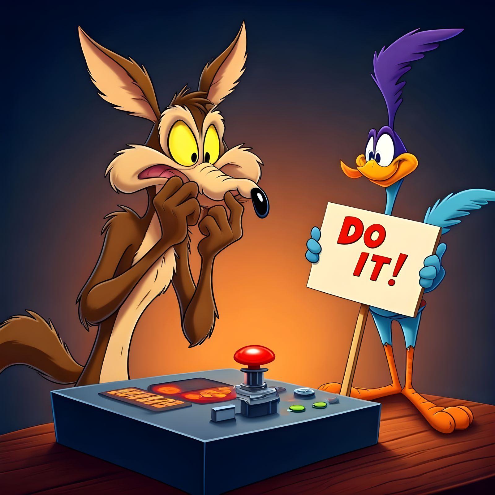 "You know you want it, just get on with it!"  by @KanatGR