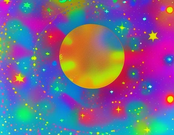 Glittery Moon