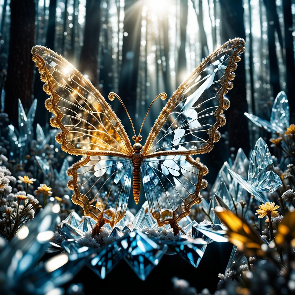 Crystal forest  by @Rion November