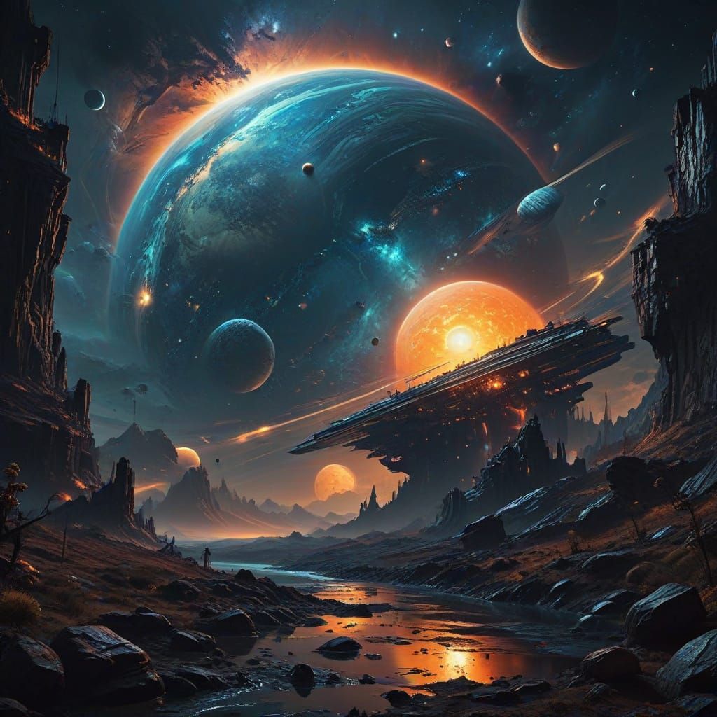 In a place, far far away   by @Debz