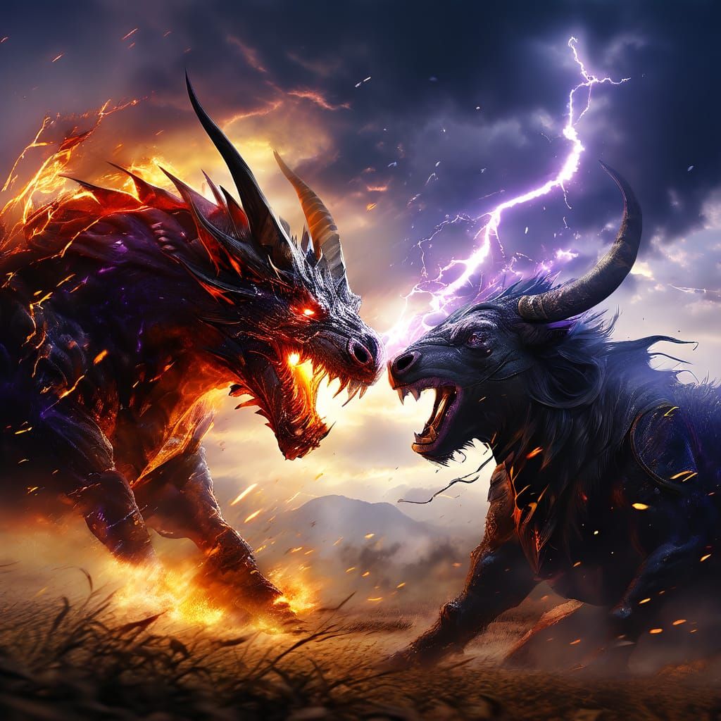 Taurus and Dragon