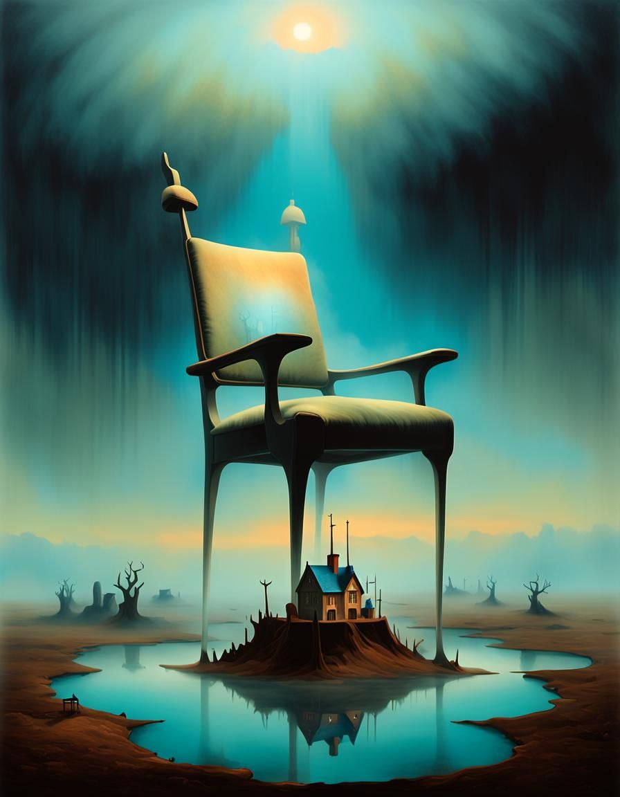 Yves Tanguy, Salvador Dali, surrealist piece of furniture ma...