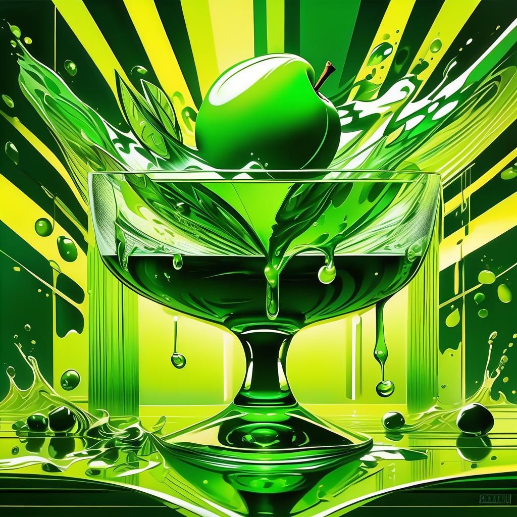 amazing abstract artistry, appealing amazon applauding applecore assassin, absinthe  by @KLP-Magick