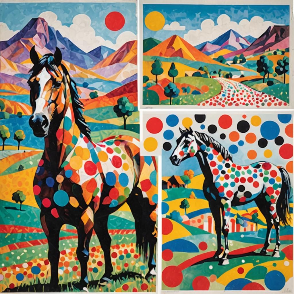 Polka Dot Horses: In Situ
