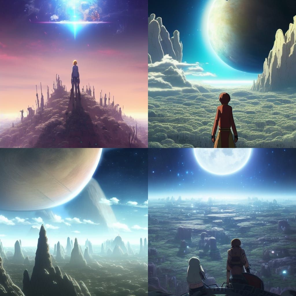 Humans invading an extraterrestrial civilization on a farawa...