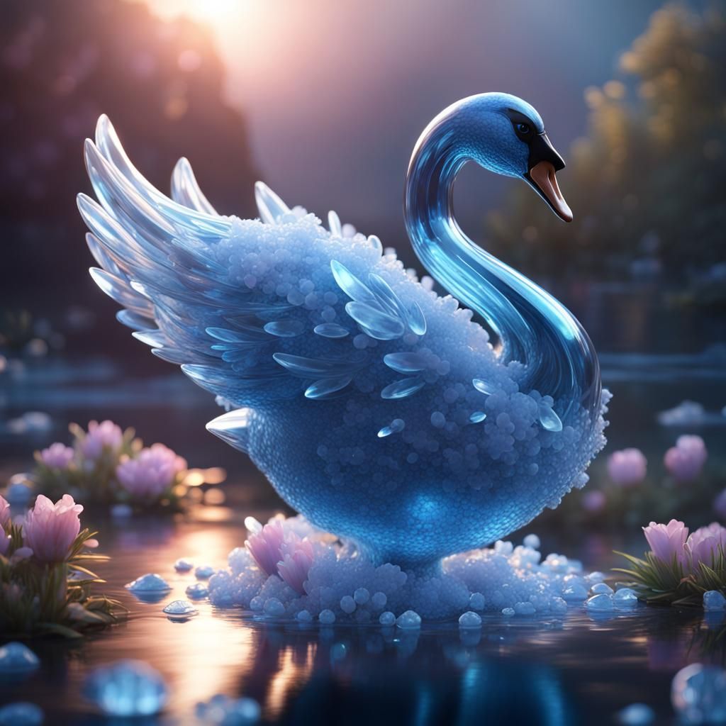 Swan  by @FlufyCaaats