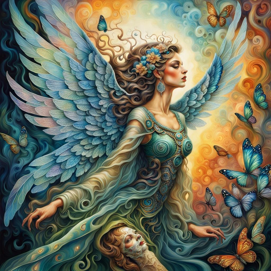 Angel AI Generated Artwork NightCafe Creator