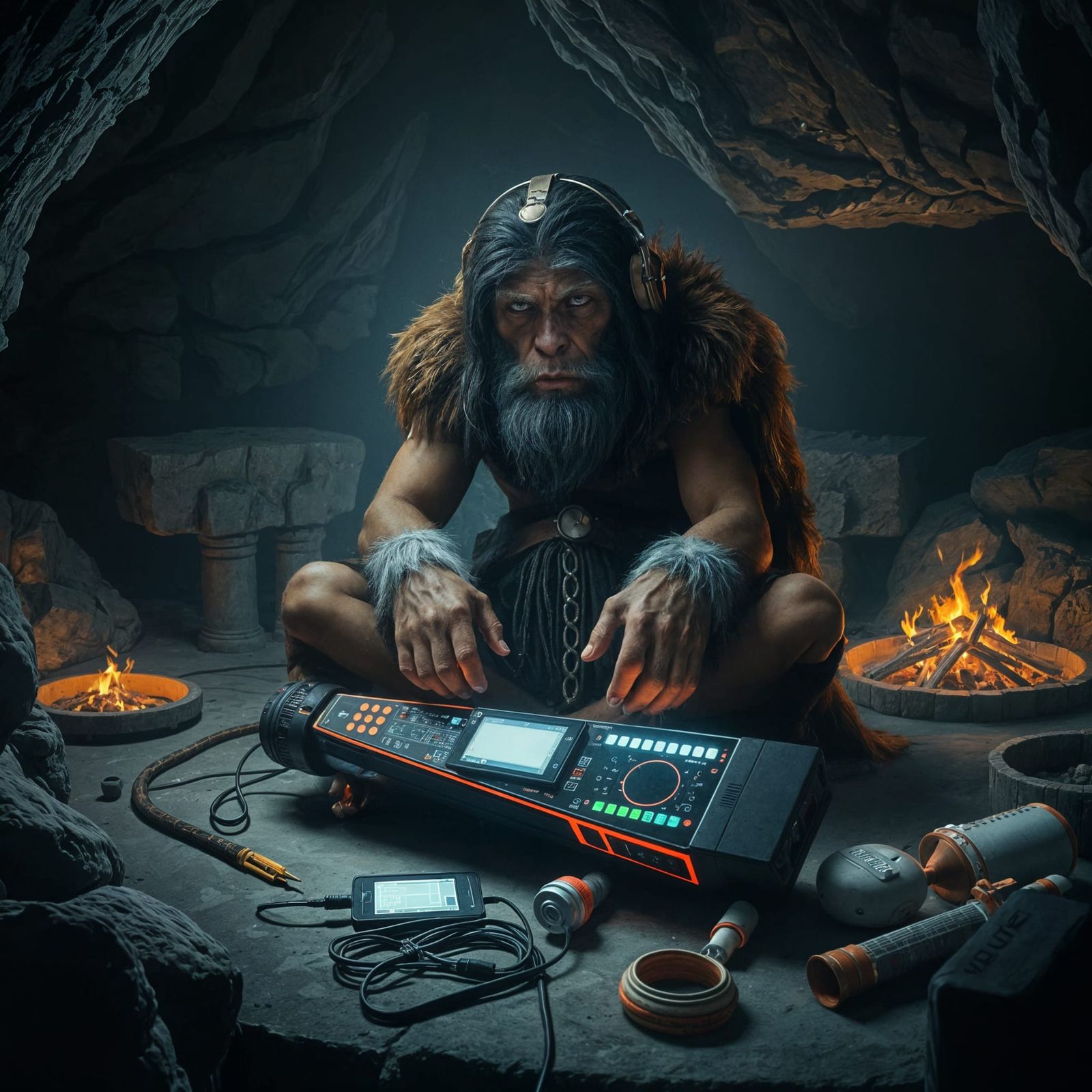 Stone age vision of 2025  by @Laevos