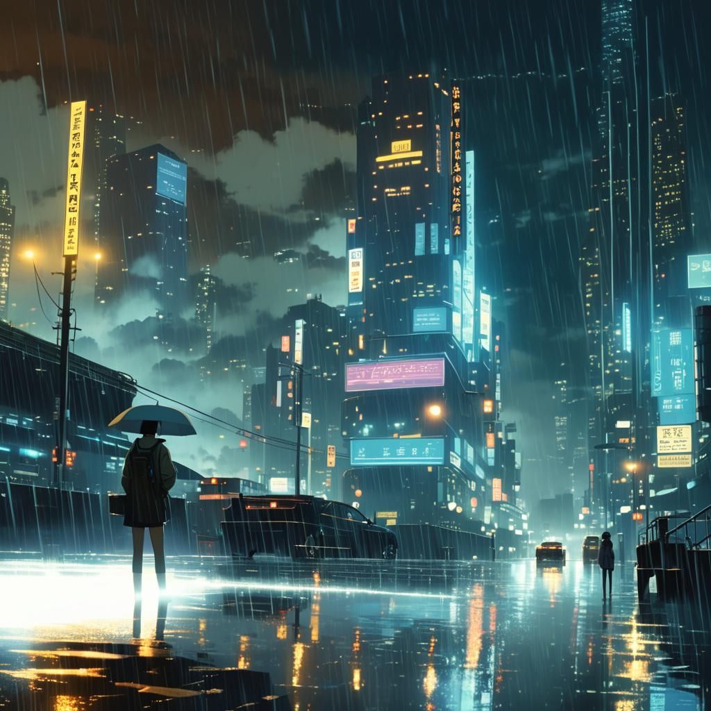 Shadowrun Heavy Rain Night City (AAMXLAnimeMix)
