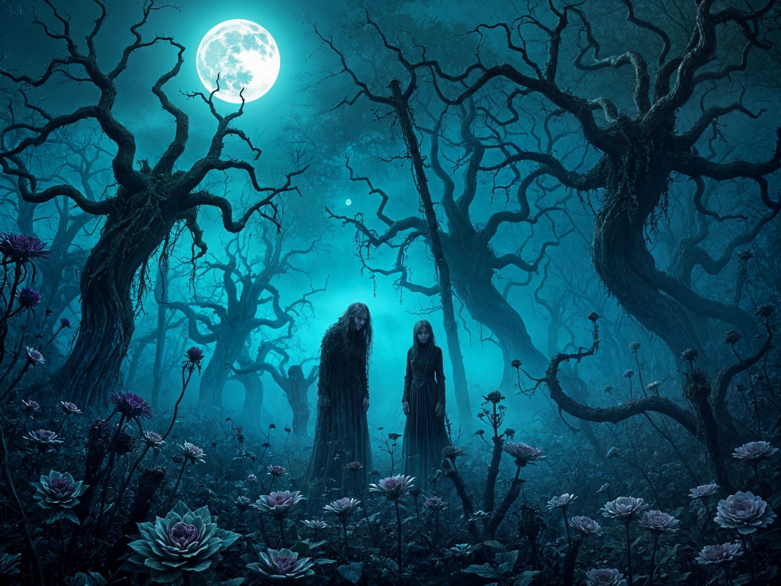 Creepy garden  by @Rafeka